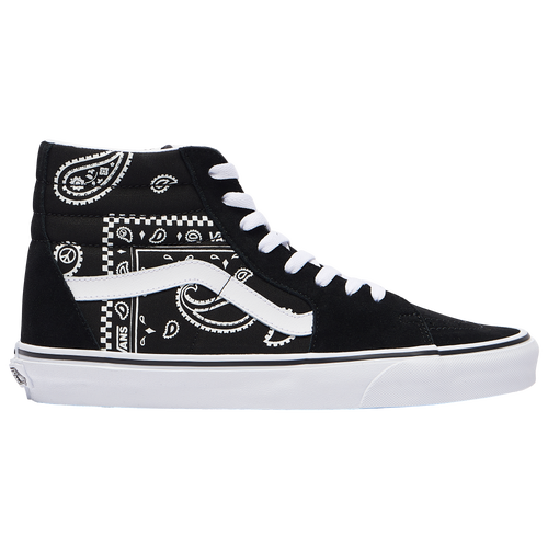 

Vans Mens Vans Sk8 Hi Peace Paisley - Mens Shoes Black/White Size 10.0