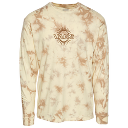 Men's - Vans Scattered Tie Dye L/S T-Shirt - Antique White
