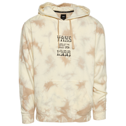 Men's - Vans Scattered Tie Dye Hoodie - Beige/Pink