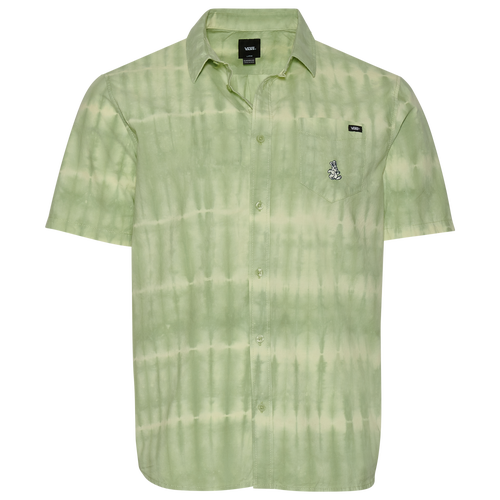 

Vans Mens Vans Peace of Mind Woven T-Shirt - Mens Celadon Green Size L