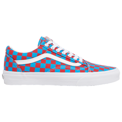 Men's - Vans Old Skool Fashion Check - Blue/Red