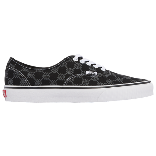 

Vans Mens Vans Authentic Monogram - Mens Shoes Black/Grey Size 10.0