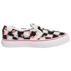 Girls' Preschool - Vans Classic Slip On - Black/White/Pink