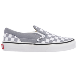 Boys' Preschool - Vans Classic Slip On - White/Gray