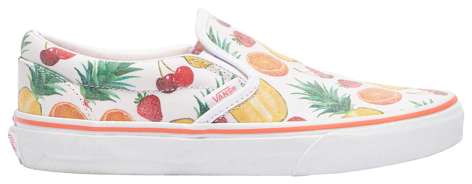 Pineapple vans cheap slip ons