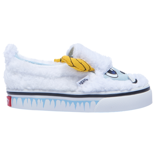 

Vans Boys Vans Classic Slip On - Boys' Toddler Shoes White/Blue Size 5.0