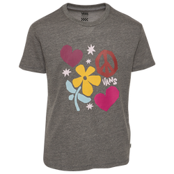 Girls' Grade School - Vans Clippings T-Shirt - Grey/Grey