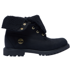 Women's - Timberland Teddy Fleece Lux Boots - Black/Black