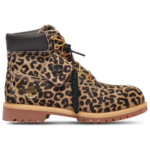  - Timberland Premium 6" Waterproof Embossed Boots - Dark Brown/Medium Beige
