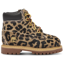 Girls' Toddler - Timberland Premium 6" Waterproof Boots - Medium Beige/Dark Brown
