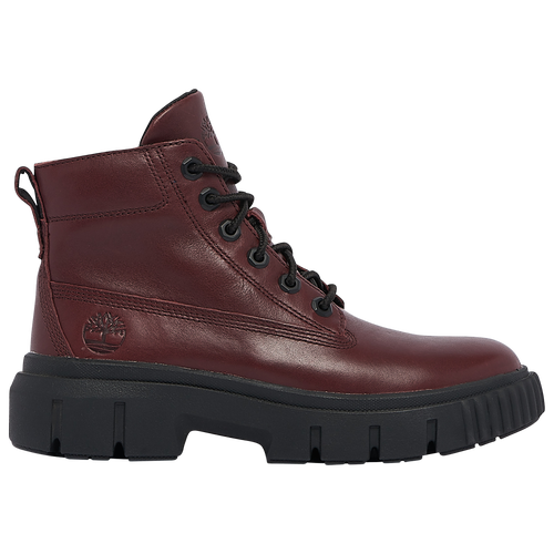 Timberland Womens  Greyfield Leather Boots In Red
