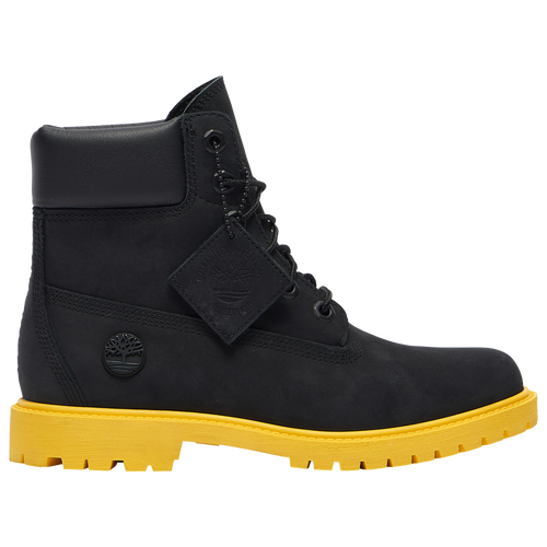 

Timberland Womens Timberland 6Waterproof Boots BHM - Womens Black/Yellow Size 09.5