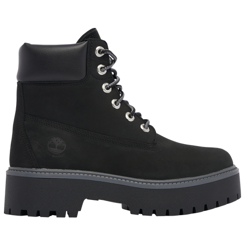 Shop Timberland Womens  6" Platform Premium Waterproof Boots In Black/black