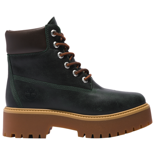 

Timberland Womens Timberland Heritage Platform 6" Waterproof Boots - Womens Brown/Green/Wheat Size 10.0