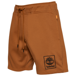 Men's - Timberland Stacked Logo Shorts - Wheat