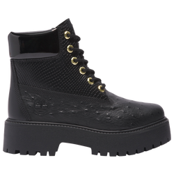 Women's - Timberland Heritage Platform 6" Waterproof Boots - Black/Black/Gold