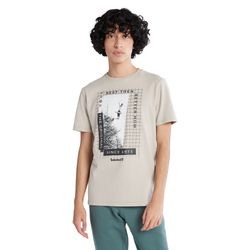 Men's - Timberland Back Graphic T-Shirt - Island Fossil