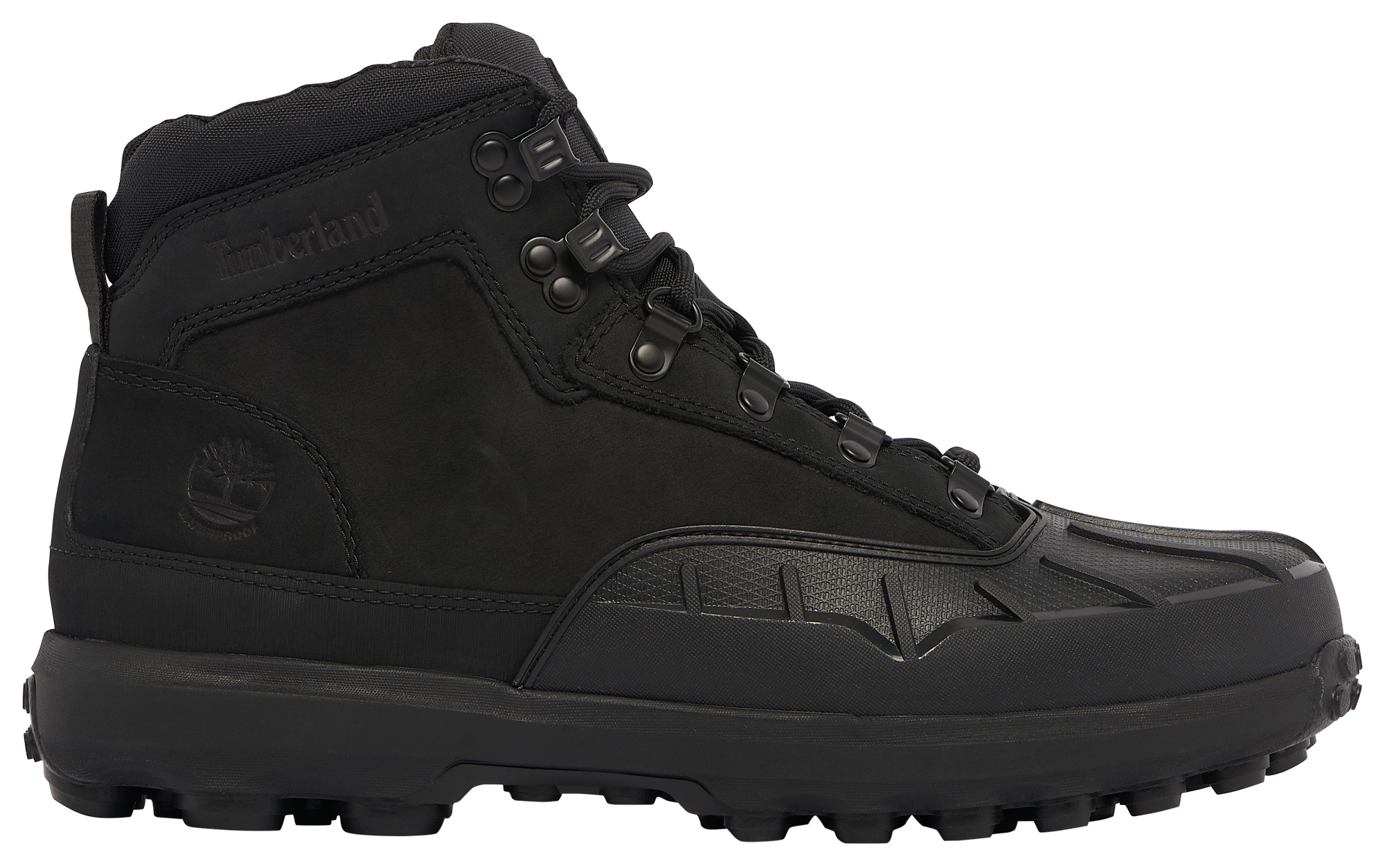 Black deals timberlands footlocker