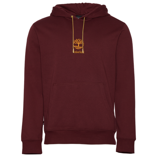 

Timberland Mens Timberland Logo Hoodie - Mens Maroon/Gold Size XL