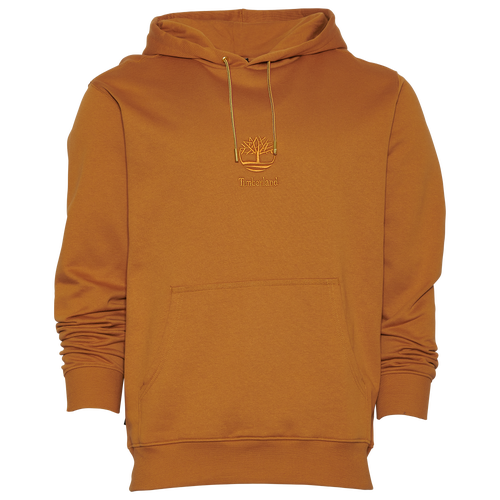 Shop Timberland Mens  Logo Hoodie In Wheat