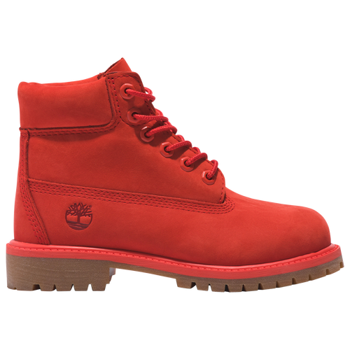 

Timberland Boys Timberland 6" Premium 50th Anniversary - Boys' Preschool Shoes Red/Brown/Red Size 2.0