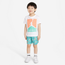 Jordan Air Elements T-Shirt & Short Set - Boys' Toddler White/Teal