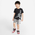 Jordan Big Vert T-Shirt & Short Set - Boys' Toddler Grey/Black