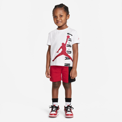 Boys' Toddler - Jordan Big Vert T-Shirt & Short Set - Red/White