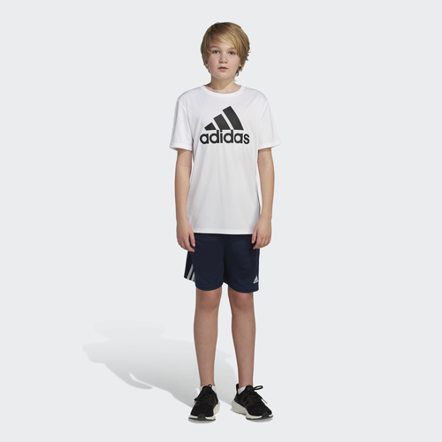 

Boys adidas adidas Performance T-Shirt - Boys' Grade School White/Black Size M