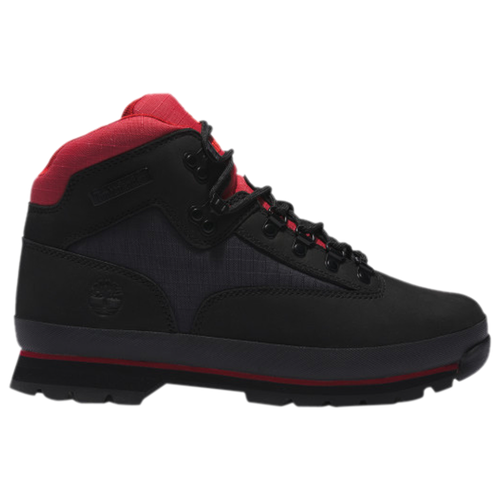

Timberland Mens Timberland Euro Hiker - Mens Shoes Black/Red Size 8.5