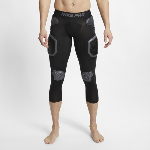 

Nike Mens Nike Hyperstrong Padded 3/4 Tights - Mens Black/Black Size M