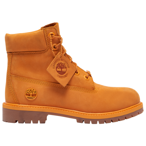 

Boys Timberland Timberland 6" Premium Waterproof Boots - Boys' Grade School Shoe Orange/Orange Size 05.0