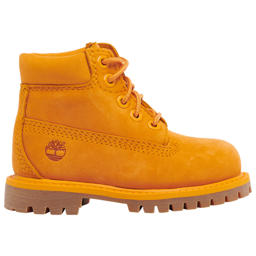

Timberland Boys Timberland 6" Premium Waterproof Boots - Boys' Toddler Orange/Orange Size 5.0