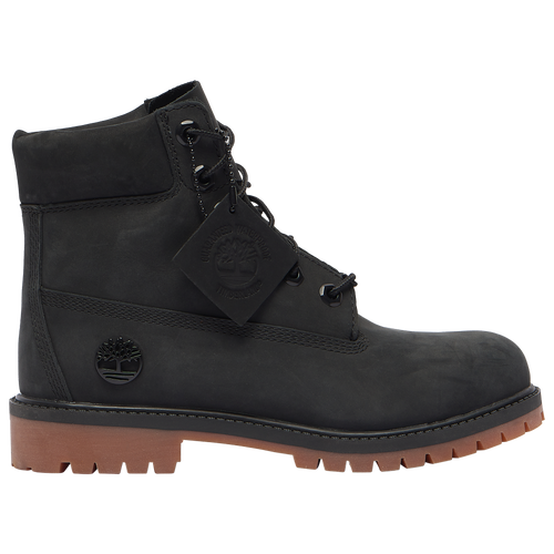 

Timberland Boys Timberland 6Premium Waterproof Boots - Boys' Grade School Black/Brown Size 04.0