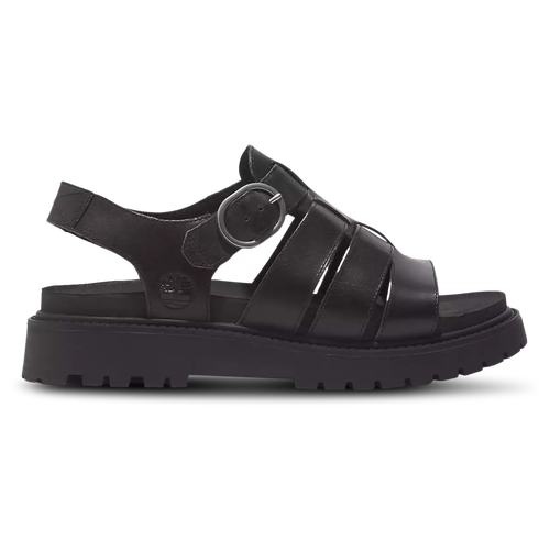 Shop Timberland Womens  Fisherman Sandals In Black