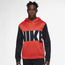 Nike TF Starting Five Pullover Hoodie - Men's Chili Red/Chili Red/Black