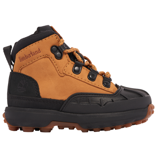 

Boys Timberland Timberland Converge Shell Toe Boots - Boys' Toddler Shoe Black/Wheat Size 10.0