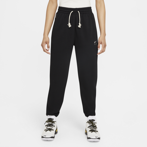 

Nike Womens Nike Dri-FIT Standard Issue Pants - Womens Black/Pale Ivory Size XS