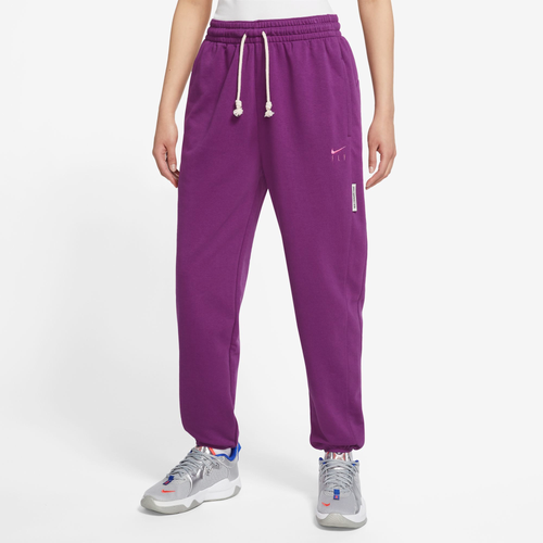 

Nike Womens Nike Dri-FIT Standard Issue Pants - Womens Viotech/Pinksicle Size XS