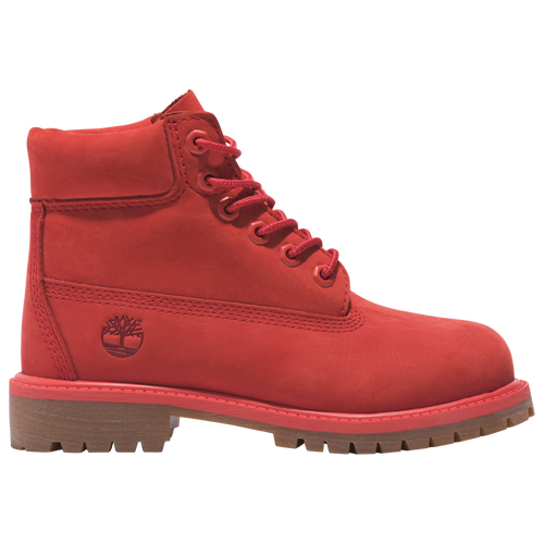 

Boys Timberland Timberland 6" Premium 50th Anniversary - Boys' Grade School Shoe Red/Red/Brown Size 06.5
