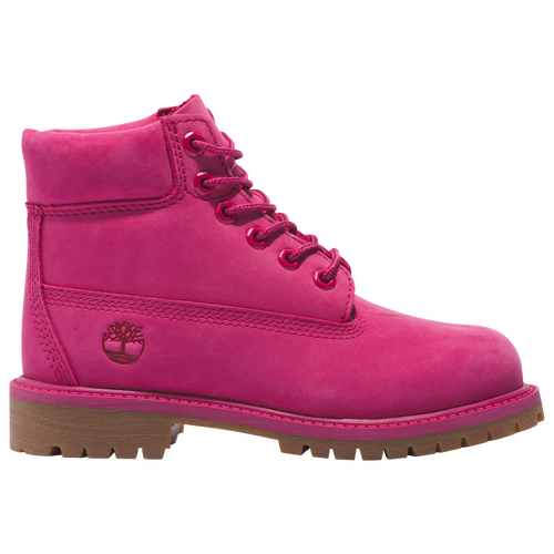 

Girls Timberland Timberland 6" Premium 50th Anniversary - Girls' Grade School Shoe Pink/Pink/Brown Size 07.0