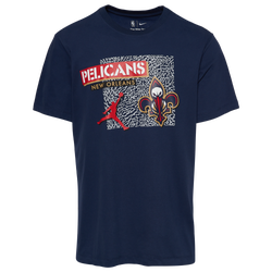 Men's - Jordan Pelicans Dri-Fit Statement 2 T-Shirt - Navy/Red