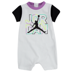 Boys' Infant - Jordan Stack Romper - White/Black