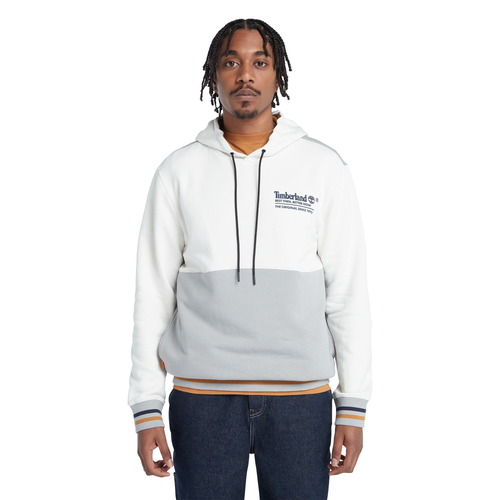 

Timberland Back To School Hoodie - Mens White/Grey Size S