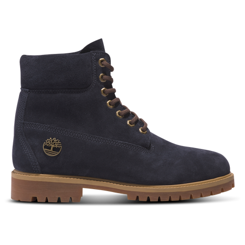 

Timberland Mens Timberland 6" Lace Up Waterproof Suede Boots - Mens Dark Blue Size 11.0