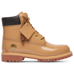 Boys' Toddler - Timberland Premium 6" Waterproof Patent Leather Boots - Tan/Black