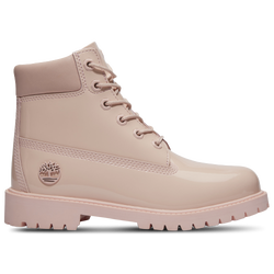 Girls' Toddler - Timberland Premium 6" Waterproof Patent Leather Boots - Light Pink