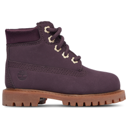 Girls' Toddler - Timberland Premium 6" Waterproof Boots - Black/Purple