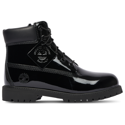 Timberland Premium 6" Waterproof Patent Leather Boots - BLACK/BLACK