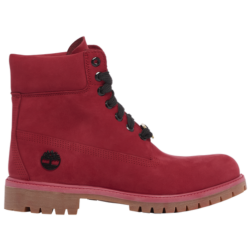 

Timberland Mens Timberland 6" Boots - Mens Red/Red/Black Size 8.5
